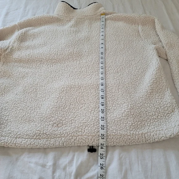 DONATED No Boundaries White Fleece Quarter Zip Shirt - Picture 6 of 8